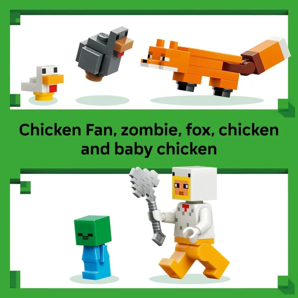 لگو ماینکرفت Chicken Farm 21585 — تصویر ۶