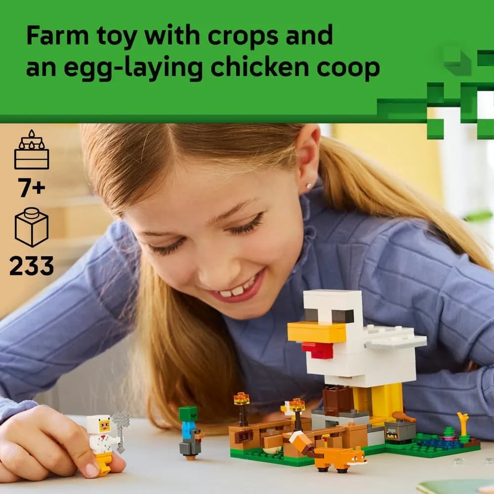 لگو ماینکرفت Chicken Farm 21585 — تصویر ۳
