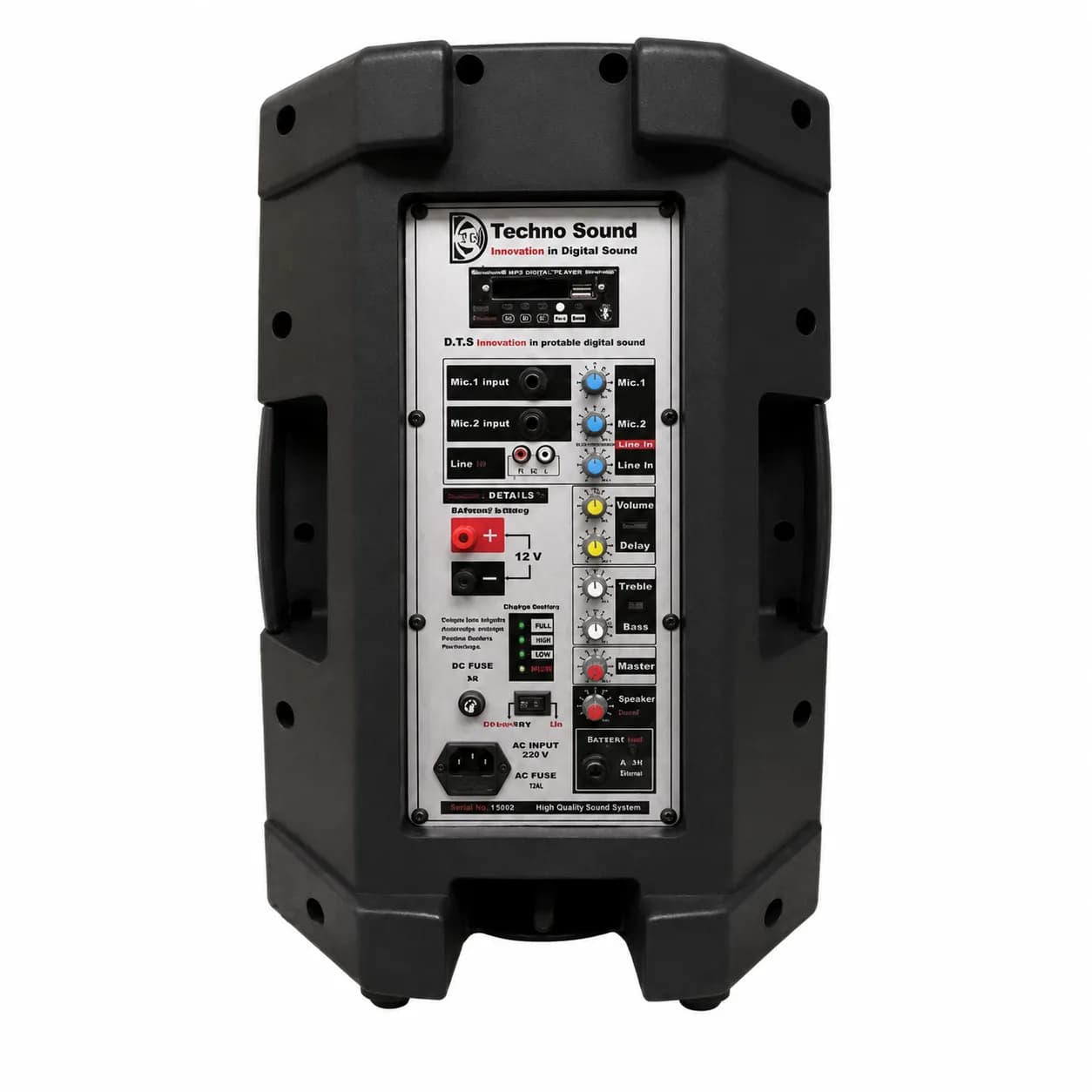 اکو همراه شارژی 12 اینچ تکنو سوند PTR4 12P — تصویر ۷