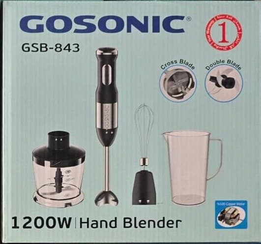 گوشت کوب ۳ کاره گوسونیک مدل GSB-843