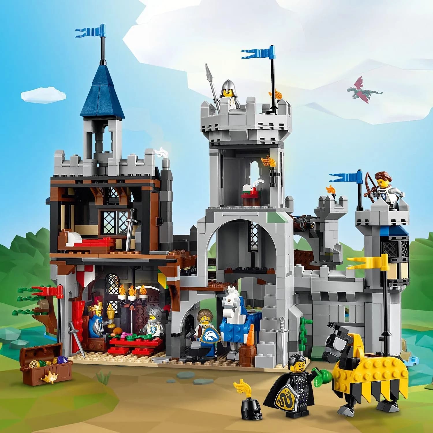 لگو کریتور Medieval Horse Knight Castle 31168 — تصویر ۸