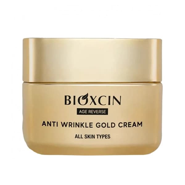 کرم ضد چروک و جوانساز پوست بیوکسین مدل Anti Wrinkle Gold حجم ۵۰ میل