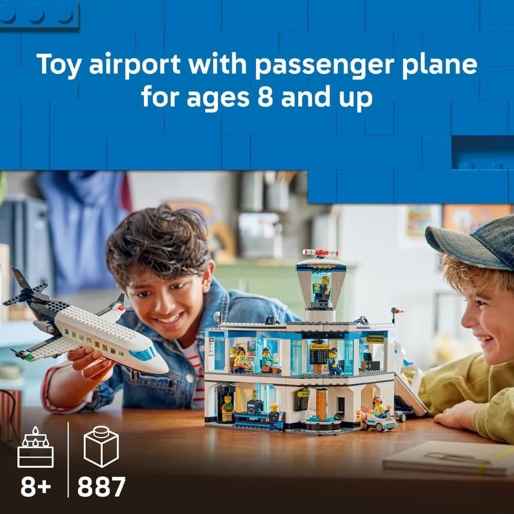 لگو سیتی Airport with Airplane 60502 — تصویر ۲