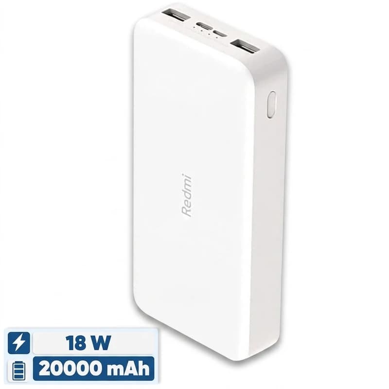پاوربانک 18 وات شیائومی مدل Redmi PB200LZM ظرفیت 20000 میلی آمپر ساعت کدm23978