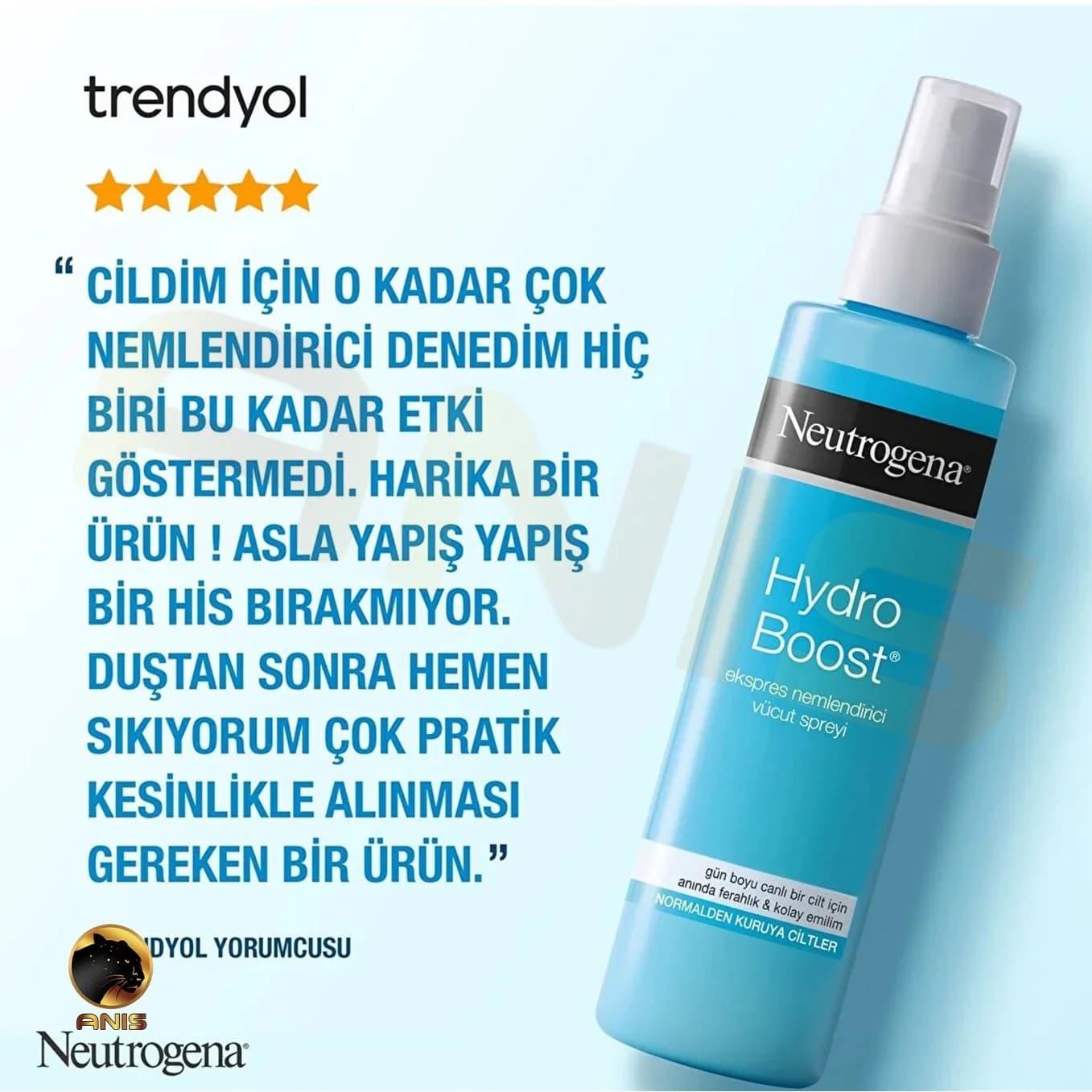 اسپری آبرسان بدن hydro boost نوتروژینا 200 میل — تصویر ۷
