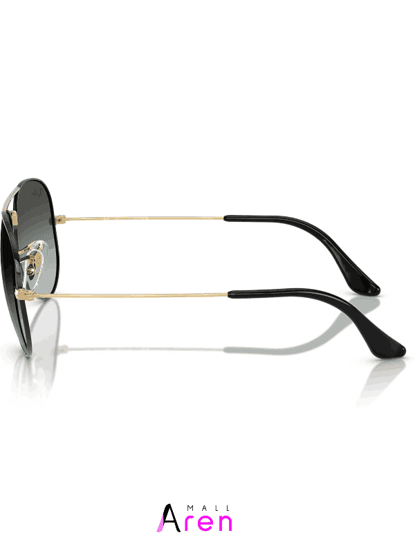 عینک ریبن اصل خلبانی مشکی | یووی 400 — تصویر ۵