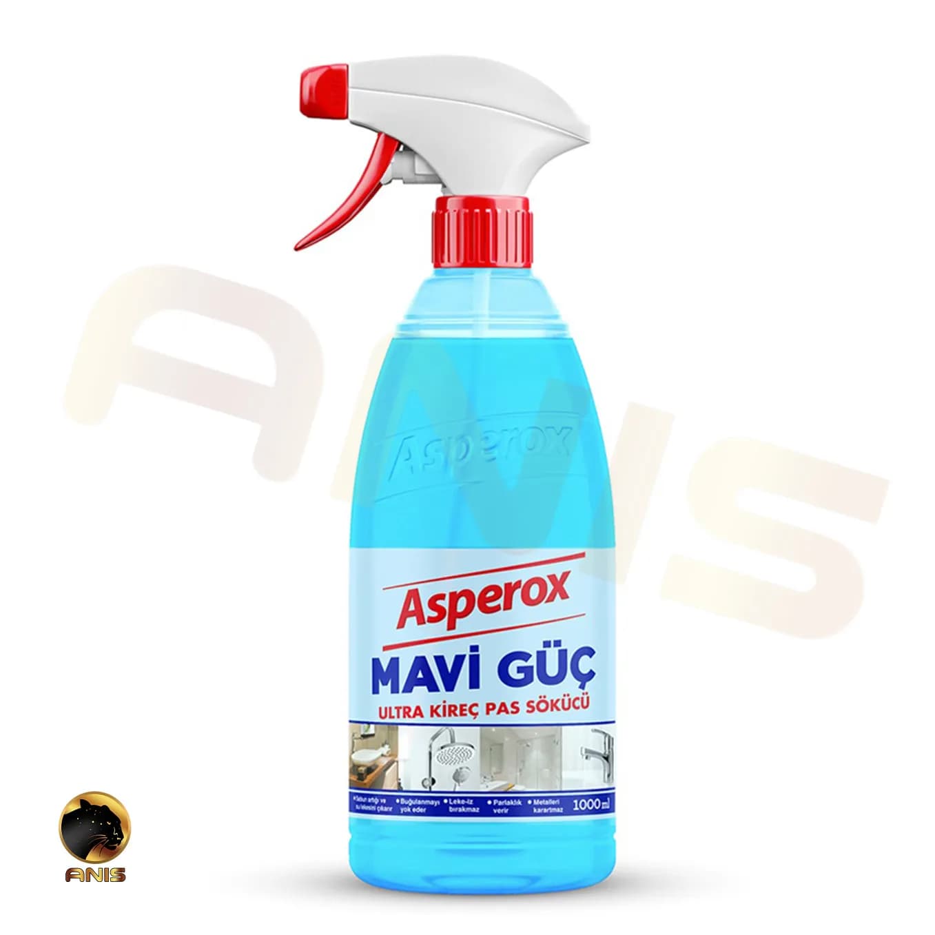 اسپری جرم گیر Mavi Guc آسپروکس برای سطوح و شیر آلات 1000 میل — تصویر ۶