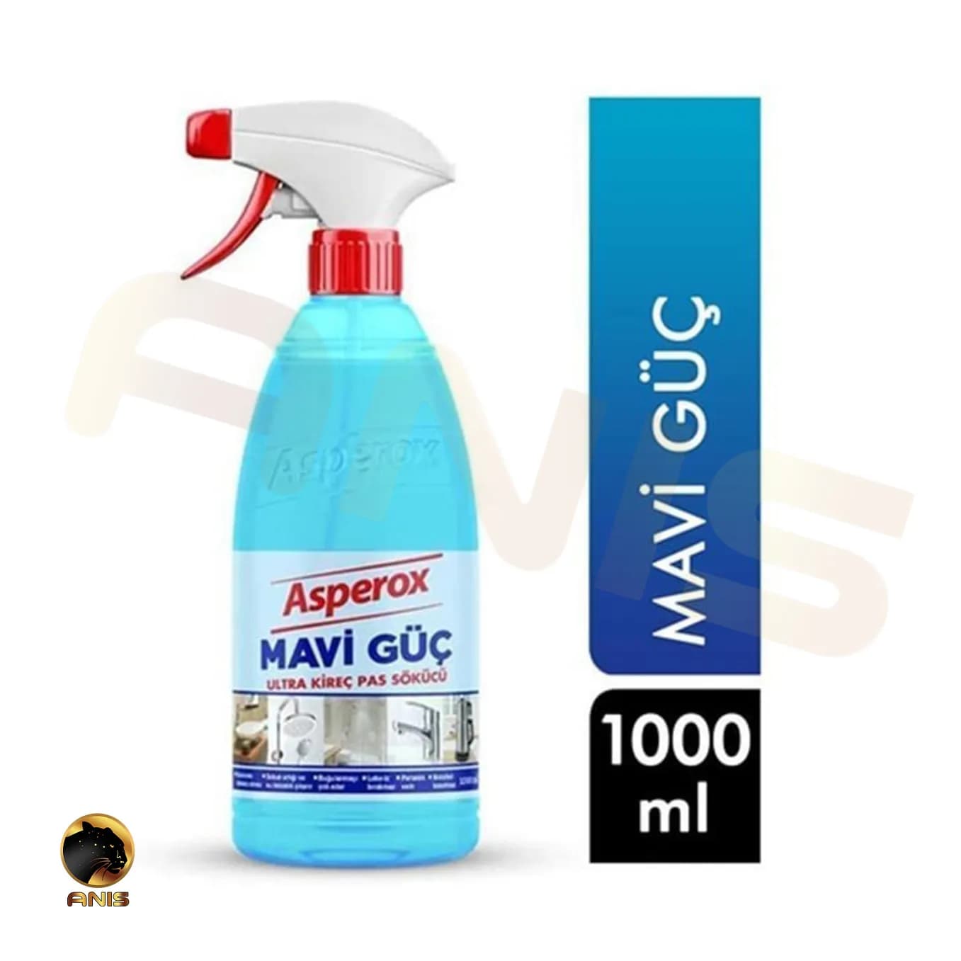 اسپری جرم گیر Mavi Guc آسپروکس برای سطوح و شیر آلات 1000 میل