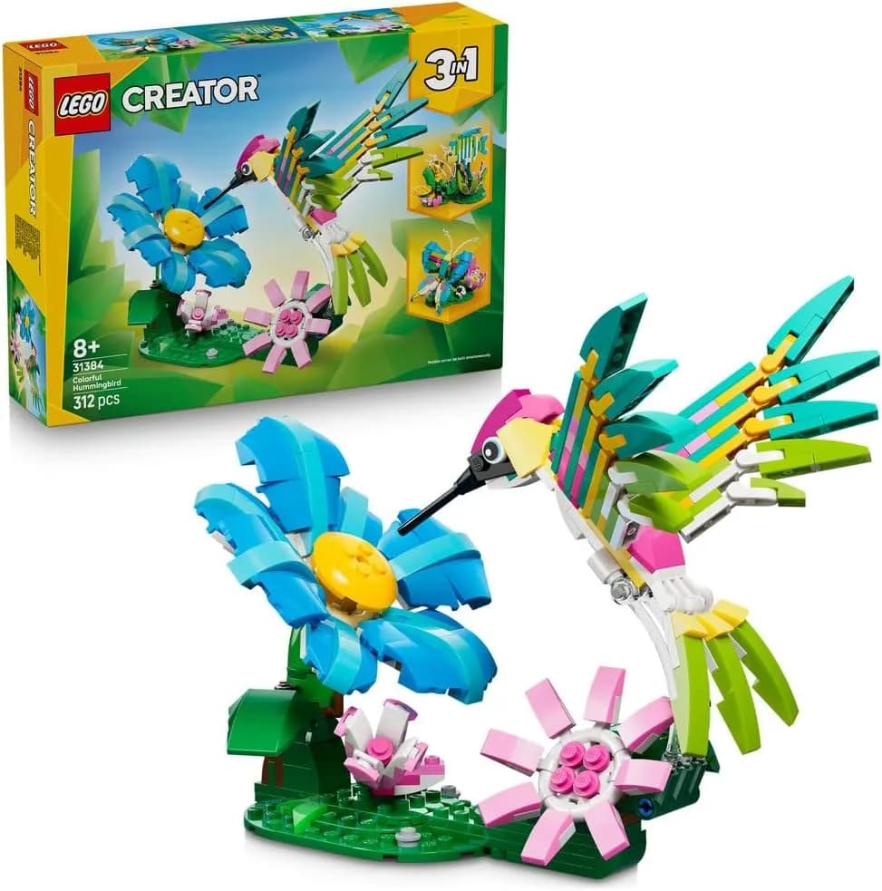 لگو کریتور Colourful Hummingbird 31384 — تصویر ۹