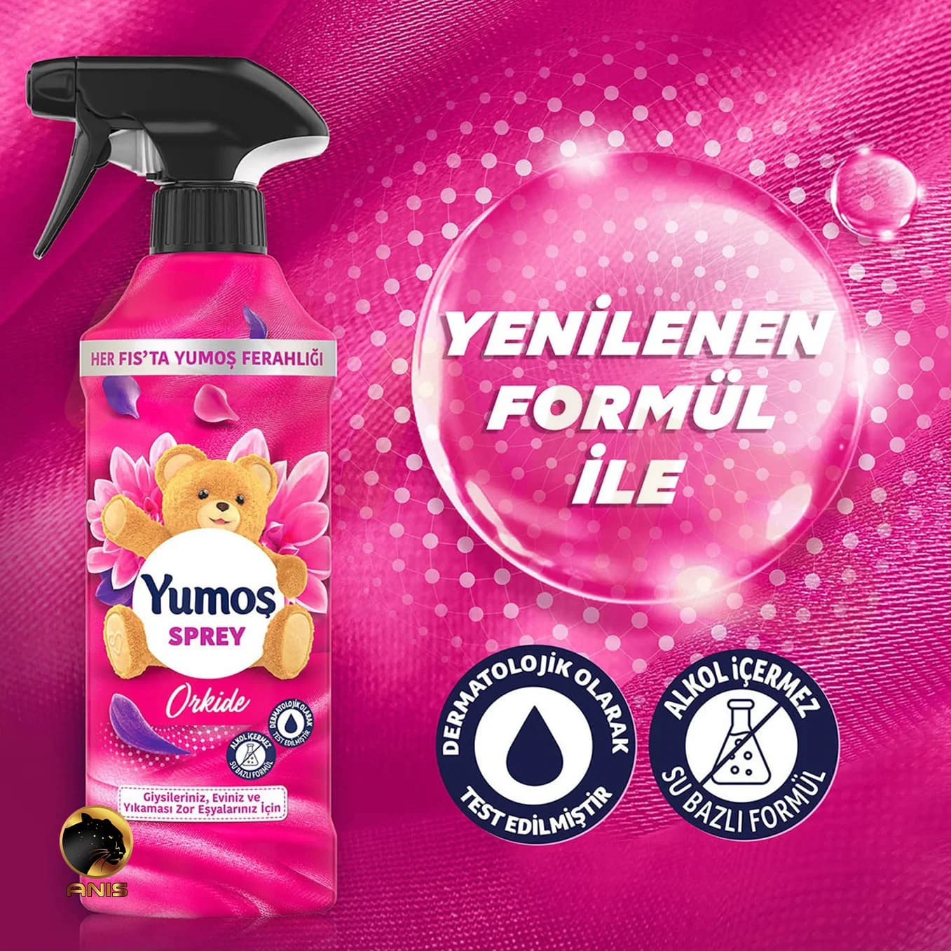 اسپری خوشبوکننده Orkide یوموش با رایحه گل ارکیده 450 میل — تصویر ۱۰