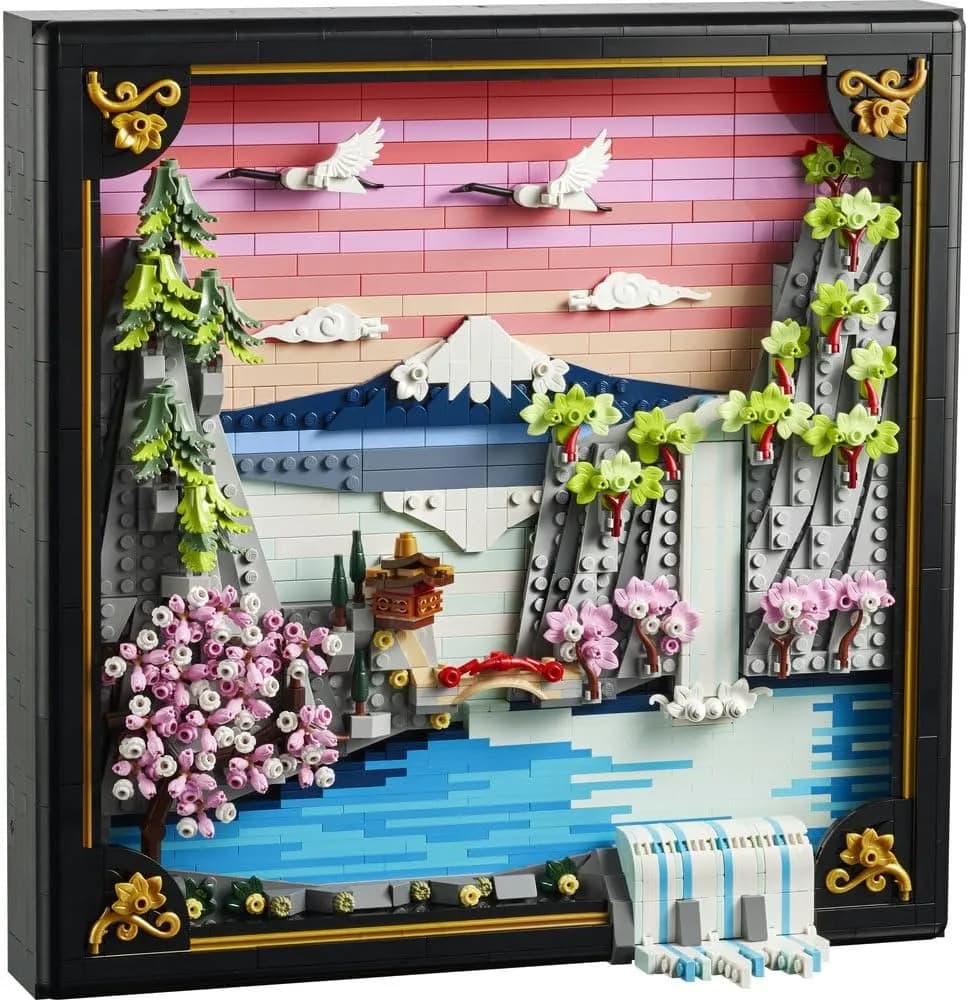 لگو هنری Japanese Cherry Blossom Landscape 31218 — تصویر ۱۲