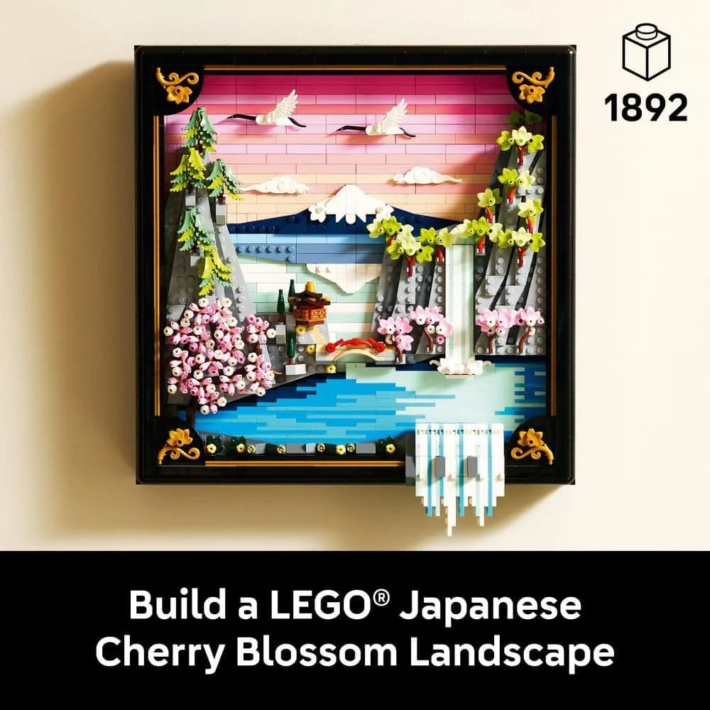لگو هنری Japanese Cherry Blossom Landscape 31218 — تصویر ۲