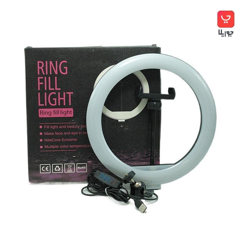 رینگ لایت 10 اینچ مدل ZMX-260 به همراه پایه کدm23814 — تصویر ۷