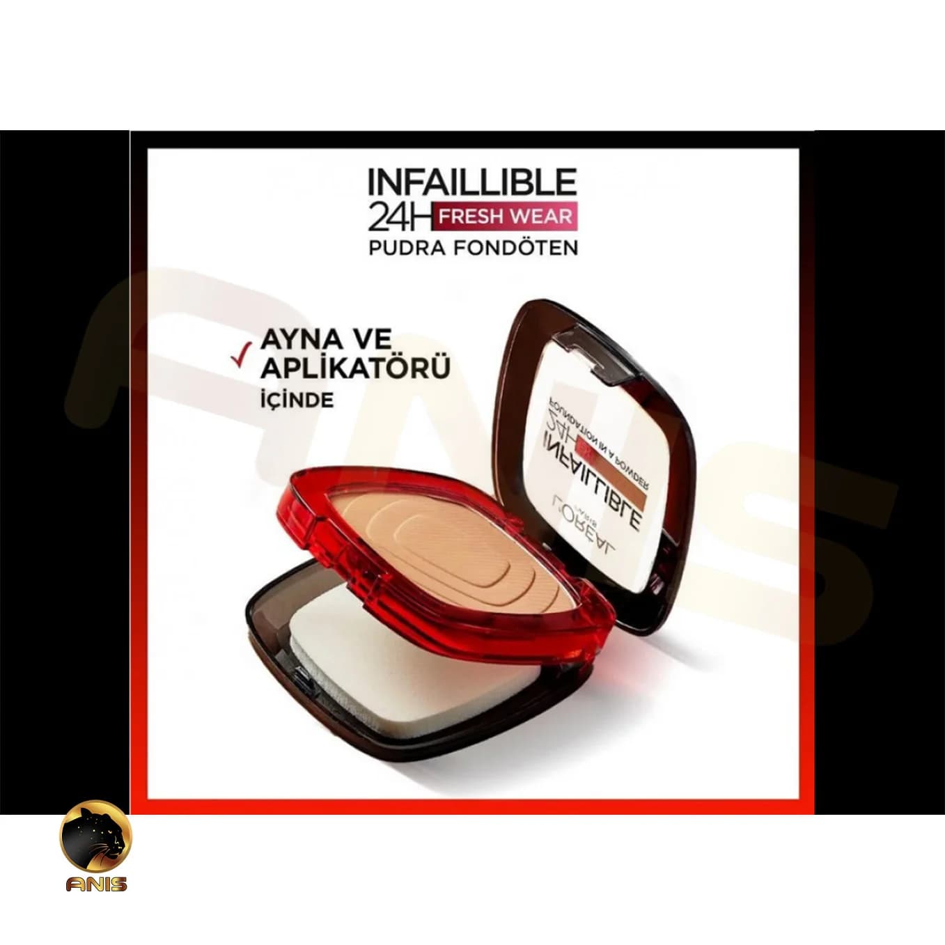 پنکیک صورت Infaillible 24H 220 Sable sand لورال 9 گرم — تصویر ۸