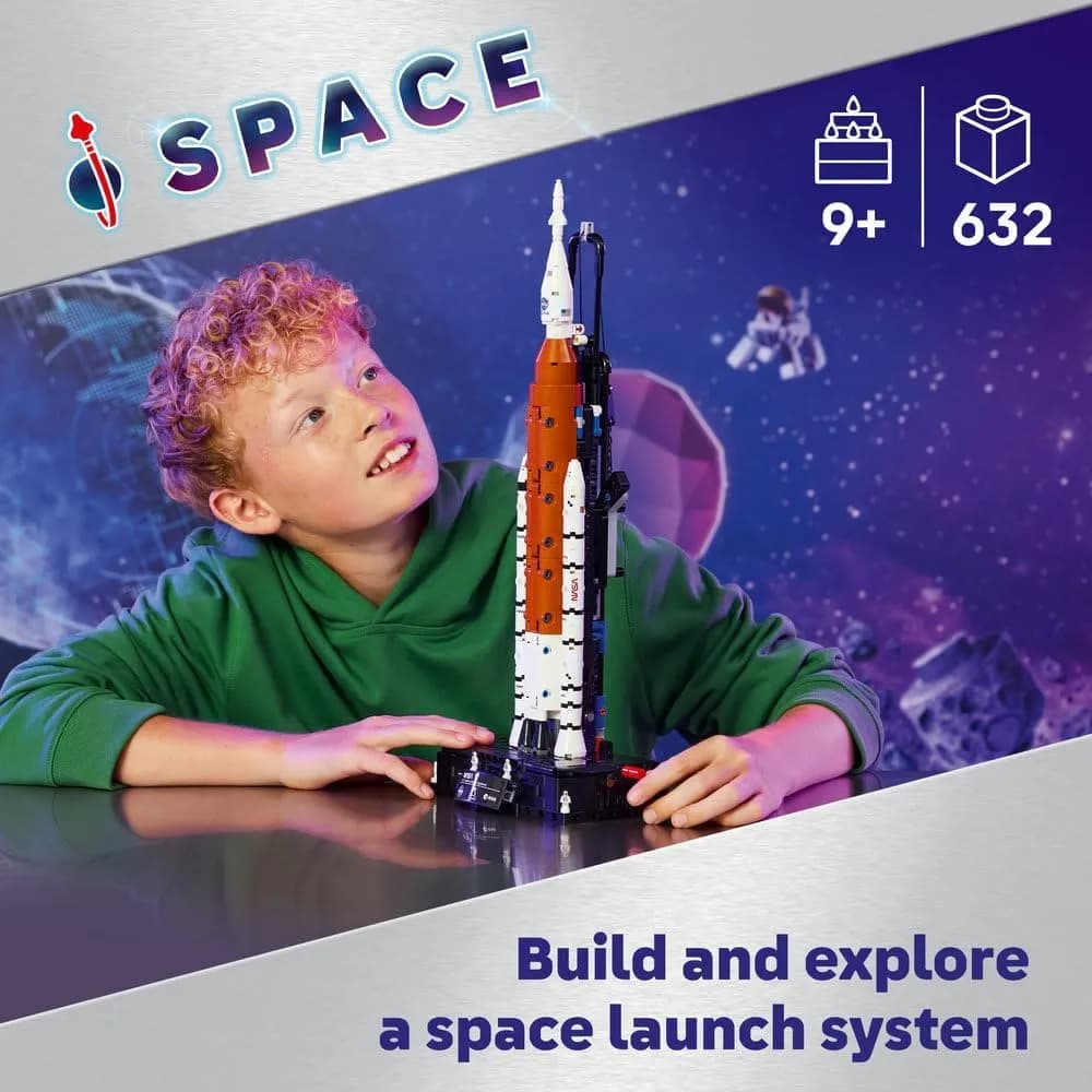 لگو تکنیک NASA Artemis Space Launch System Rocket 42221 — تصویر ۲