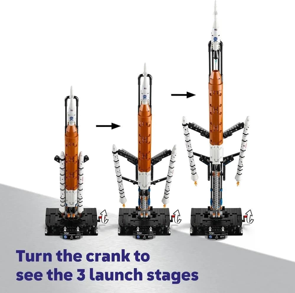 لگو تکنیک NASA Artemis Space Launch System Rocket 42221 — تصویر ۴
