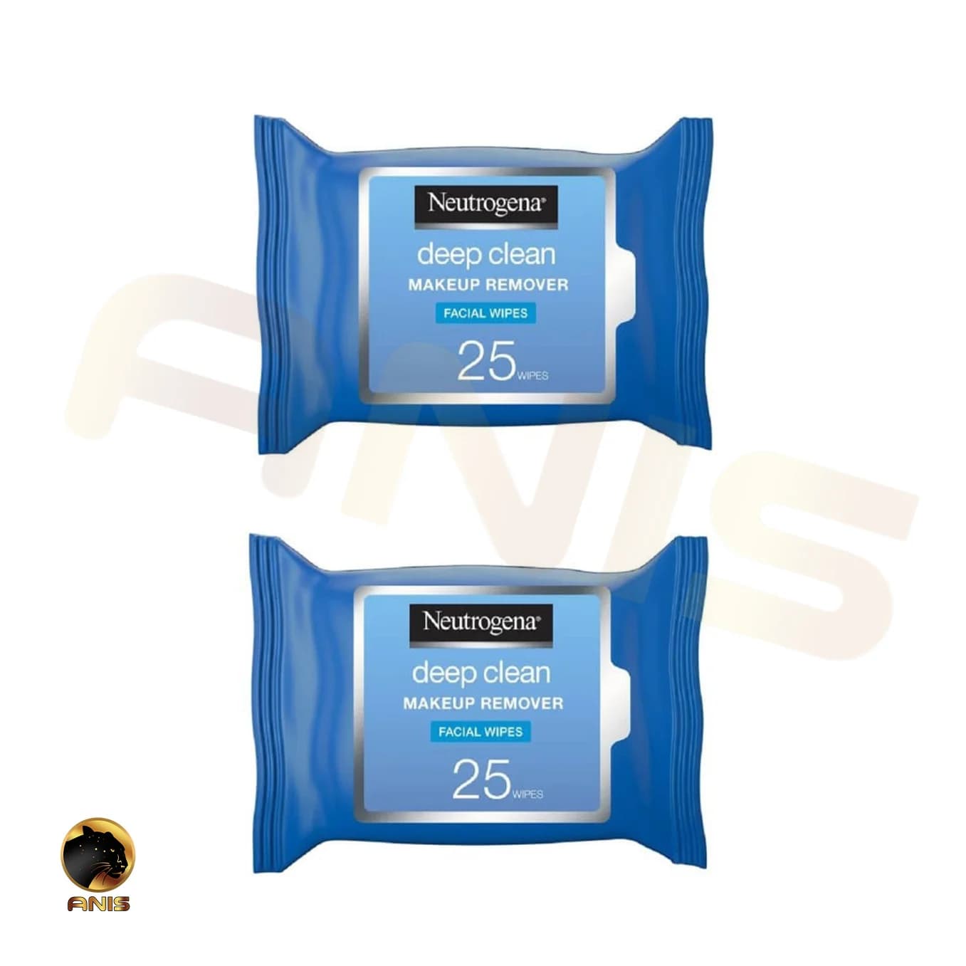 دستمال آرایش پاک کن Deep clean نوتروژینا بسته 25 تایی — تصویر ۵
