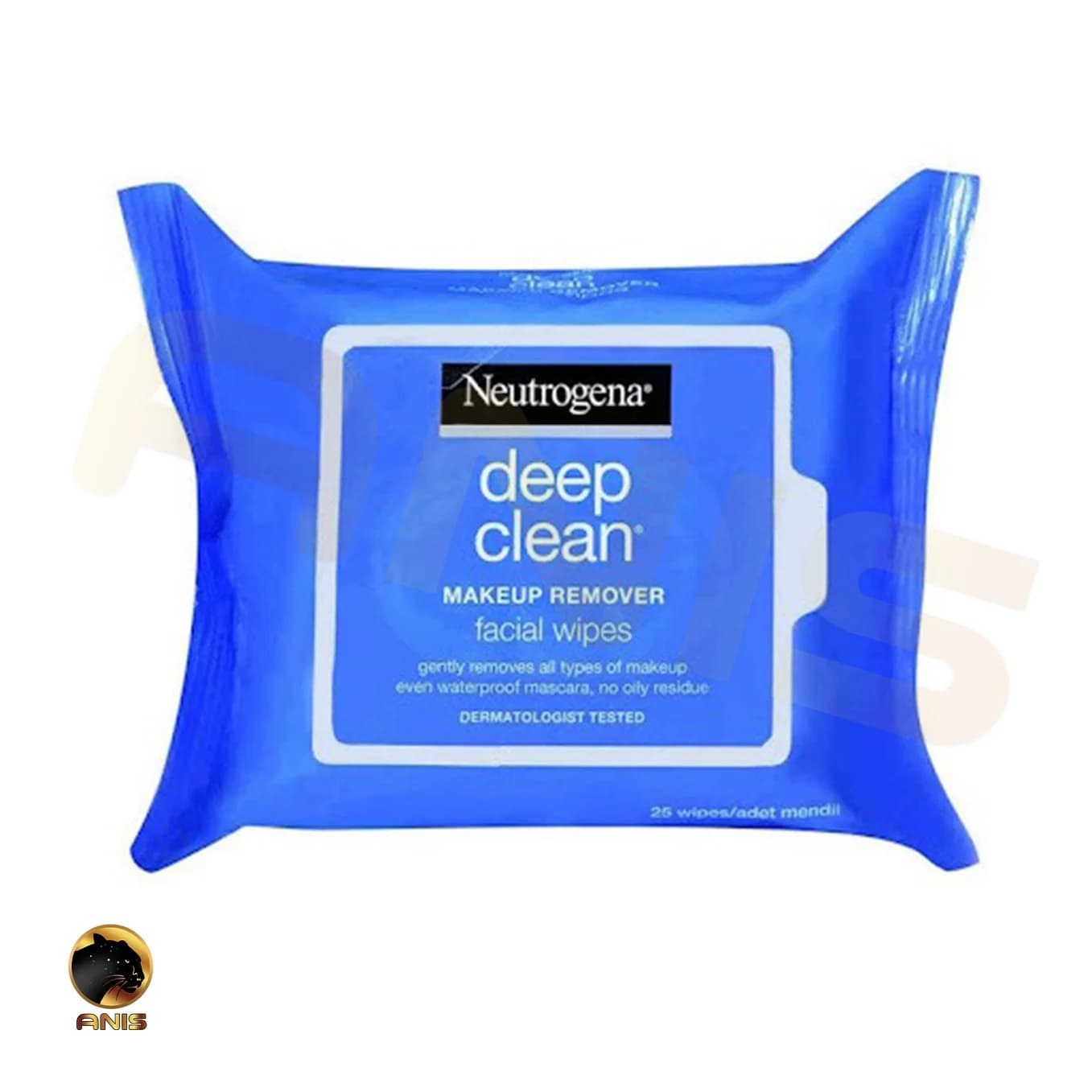 دستمال آرایش پاک کن Deep clean نوتروژینا بسته 25 تایی — تصویر ۴
