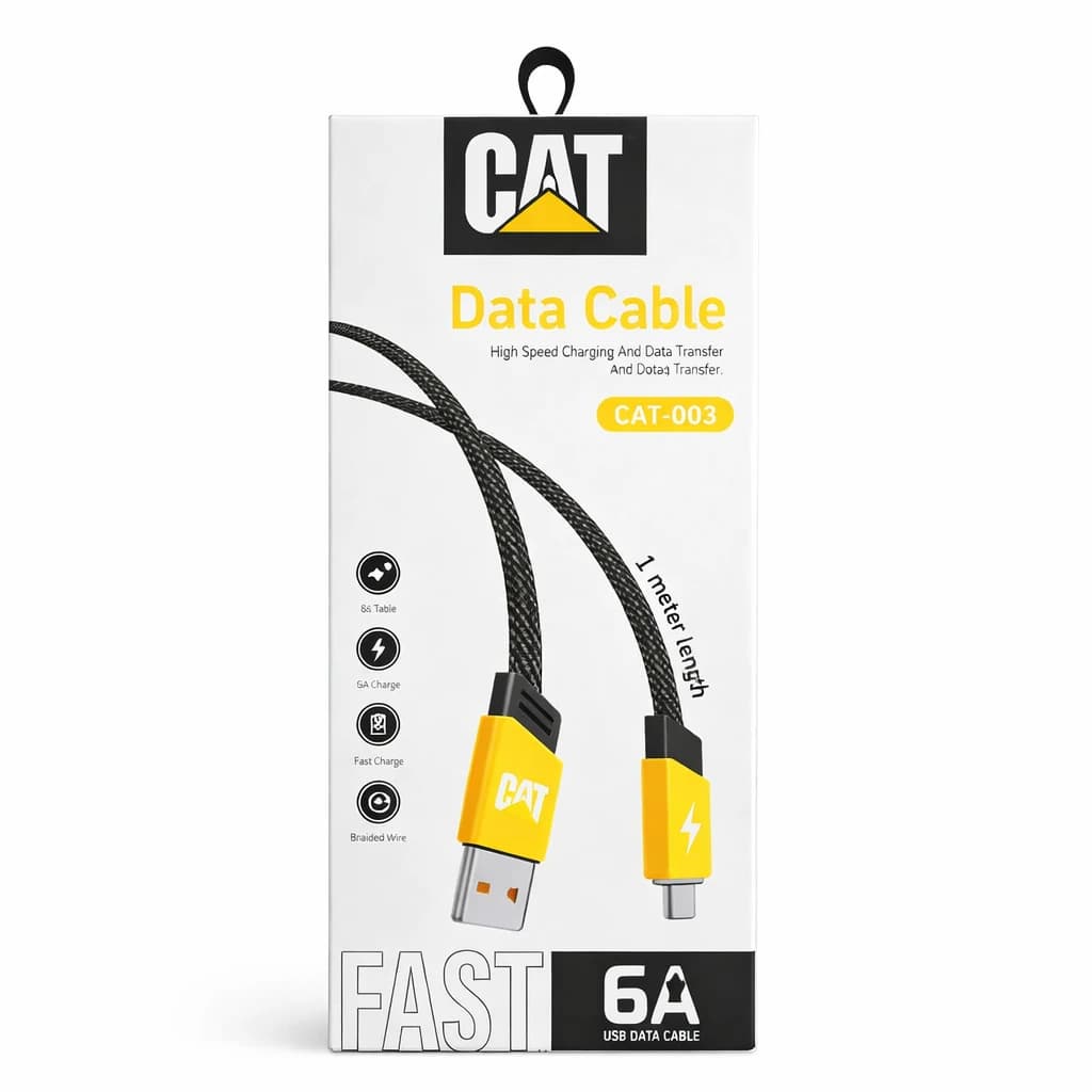 کابل تایپ سی فست شارژ CAT