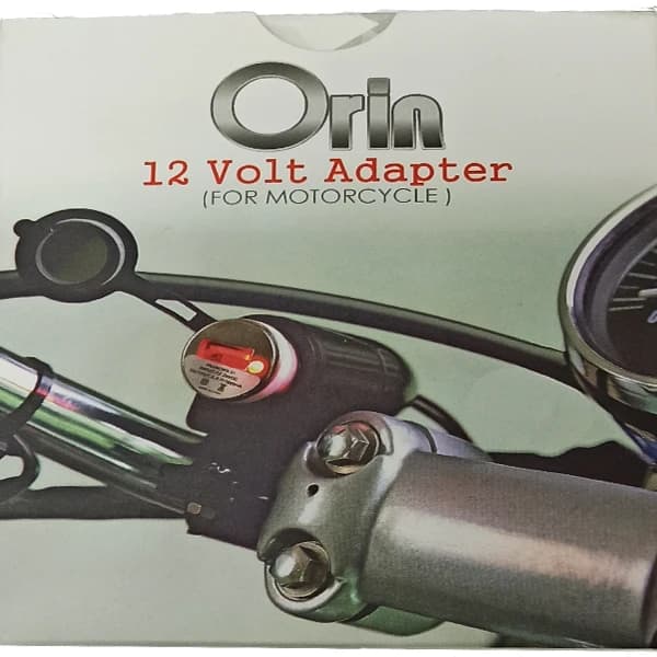 شارژر فندکی موبایل اورین کد 12مناسب برای موتور سیکلت کدm23709 — تصویر ۳