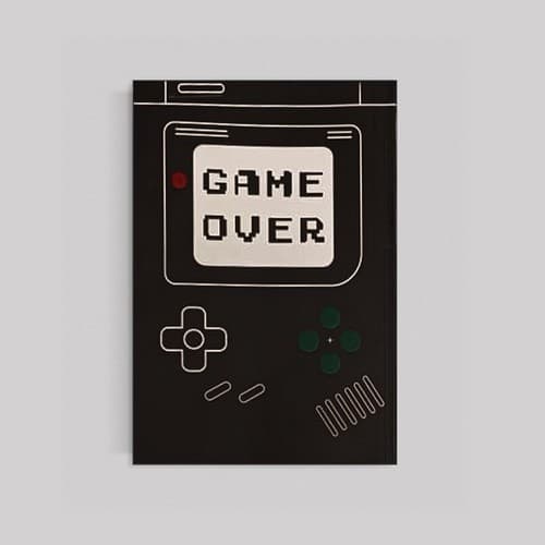 دفتر نقطه‌ای شومیز مدل Game Over سری Retro — تصویر ۲
