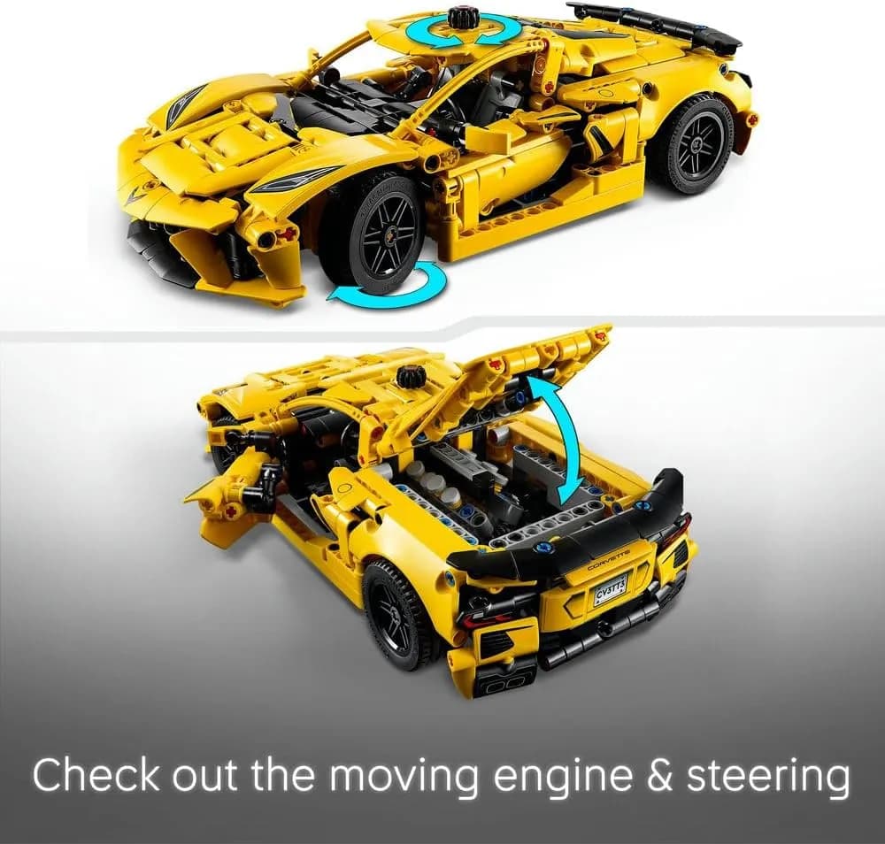 لگو تکنیک Chevrolet Corvette Stingray 42205 — تصویر ۵