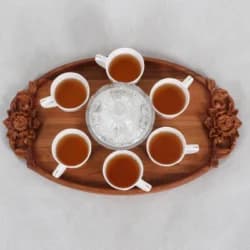 سینی چوبی مدل 2022 کدm23559 — تصویر ۵