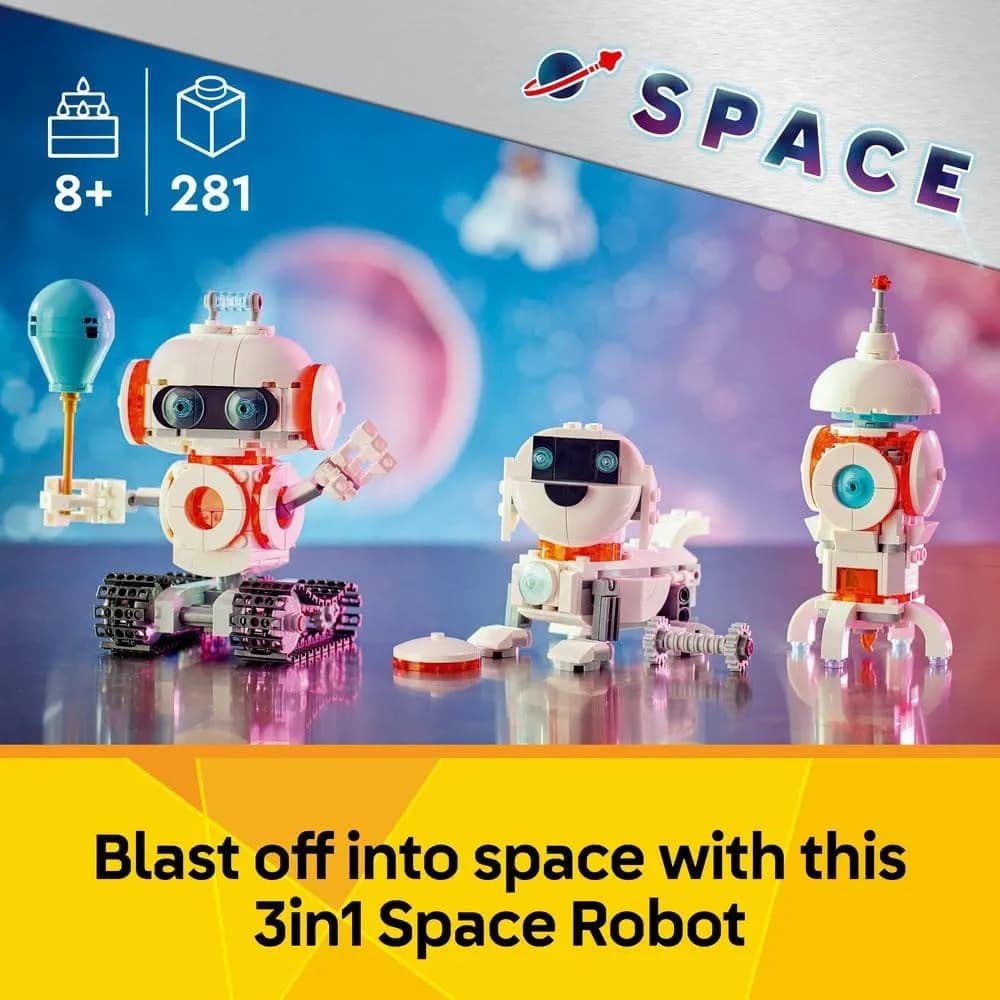 لگو کریتور ۳۱۱۶۴ ربات فضایی Space Robot — تصویر ۳
