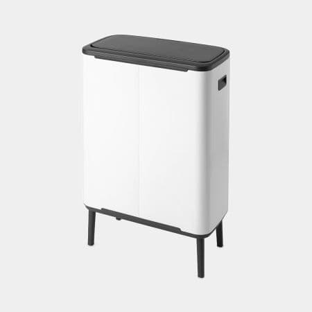 سطل زباله 60 لیتر چهارپایه سفید برابانتیا brabantia — تصویر ۵