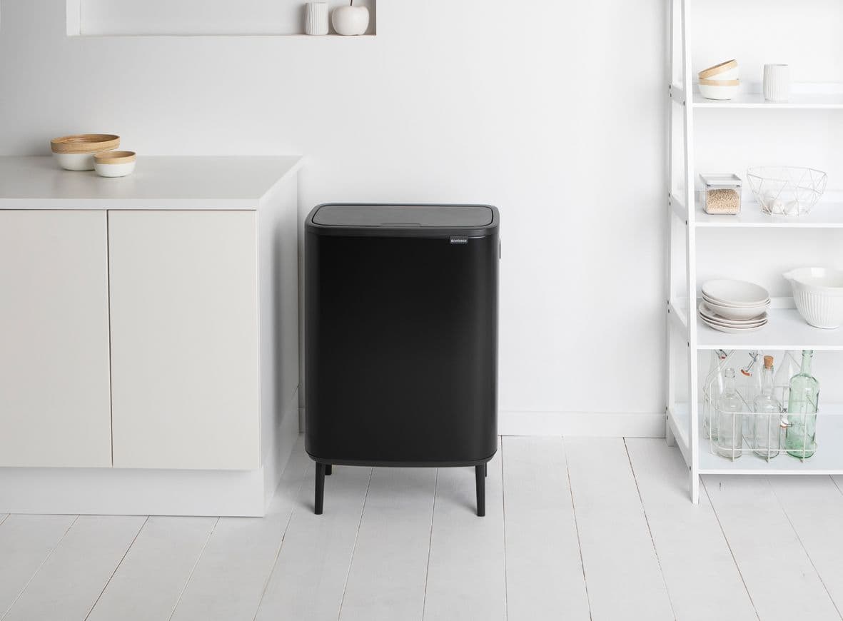سطل زباله 60 لیتر چهارپایه مشکی برابانتیا brabantia — تصویر ۱۰