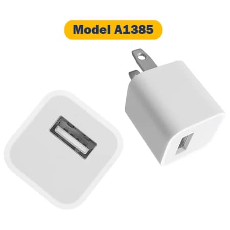 شارژر 5 ولت 1 آمپر اپل مدل A1385 کدm23529 — تصویر ۳