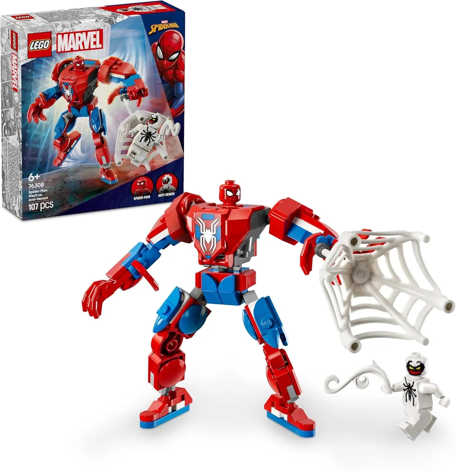 لگو مارول Spider-Man Mech vs. Anti-Venom 76308