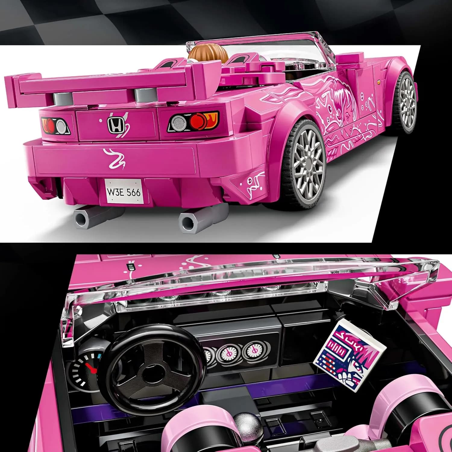 لگو اسپید Honda S2000 2 Fast 2 Furious کد 77241 — تصویر ۱۲