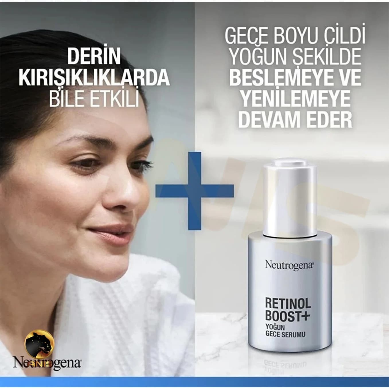 سرم شب ضد چروک +retinol boost نوتروژینا 30 میل — تصویر ۲