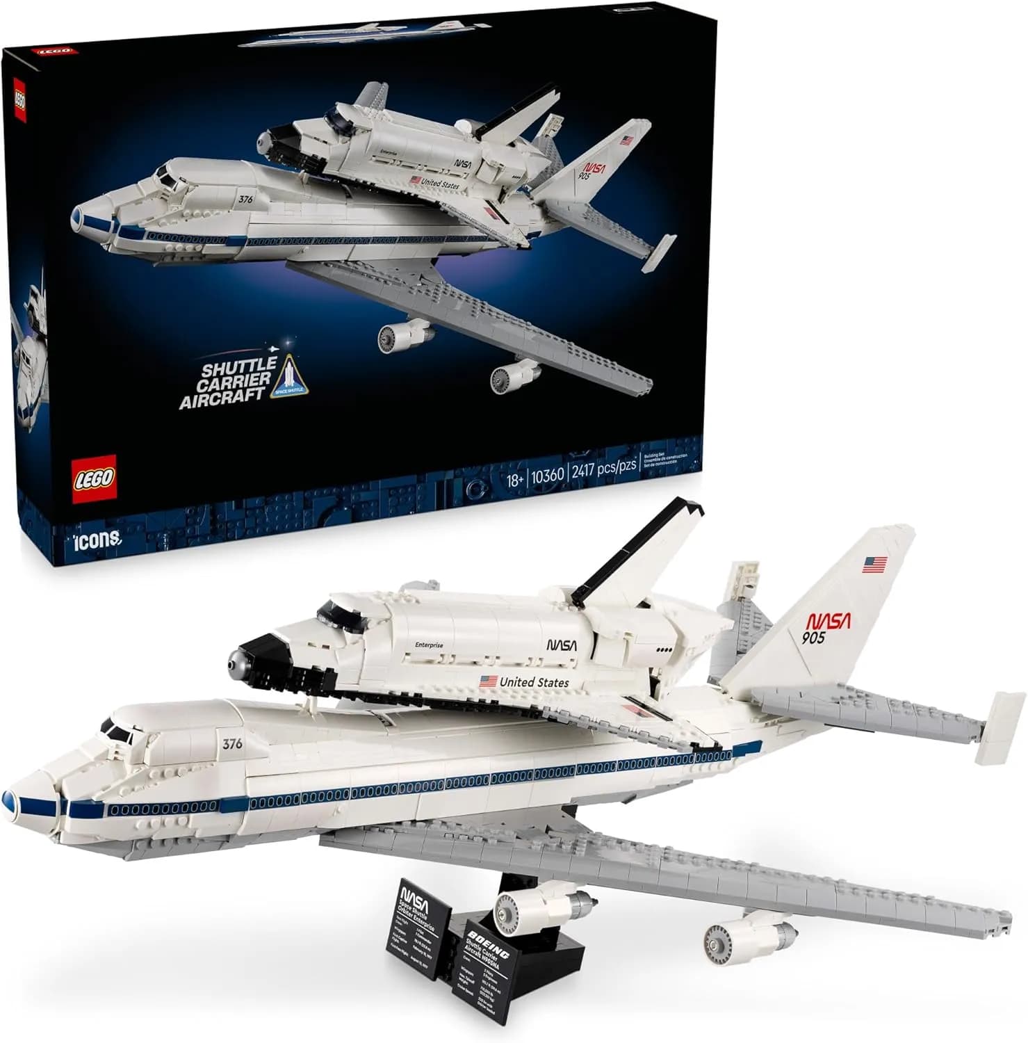 لگو آیکانز Shuttle Carrier Aircraft 10360