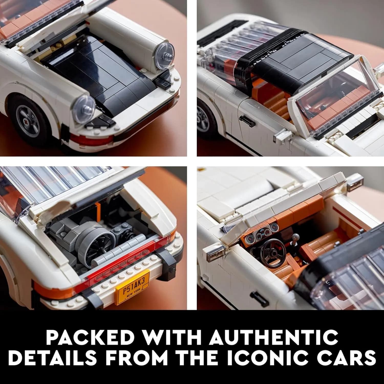لگو آیکانز Porsche 911 کد 10295 — تصویر ۵
