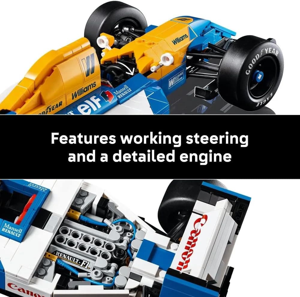 لگو آیکانز Williams Racing FW14B & Nigel Mansell 10353 — تصویر ۱۲