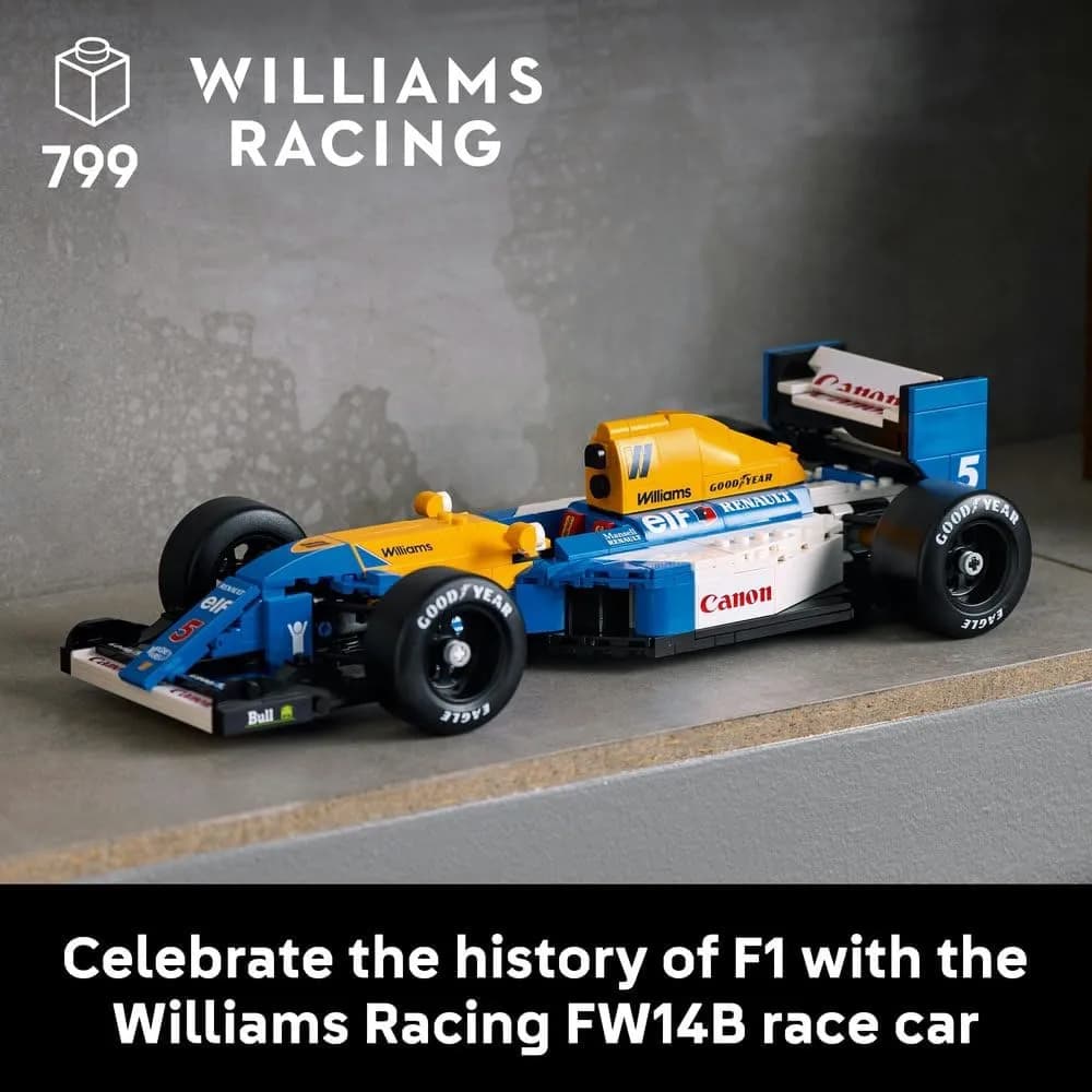 لگو آیکانز Williams Racing FW14B & Nigel Mansell 10353 — تصویر ۲