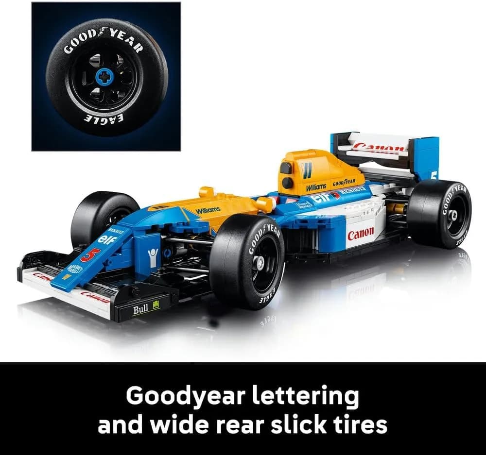 لگو آیکانز Williams Racing FW14B & Nigel Mansell 10353 — تصویر ۶