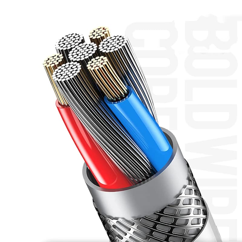 کابل تبدیل USB به لایتنینگ اس زد ایکس مدل SS216 طول یک متر کدm23453 — تصویر ۹