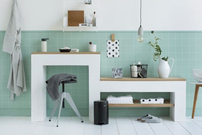 سطل زباله 3 لیتر پدالی مشکی برابانتیا brabantia — تصویر ۹