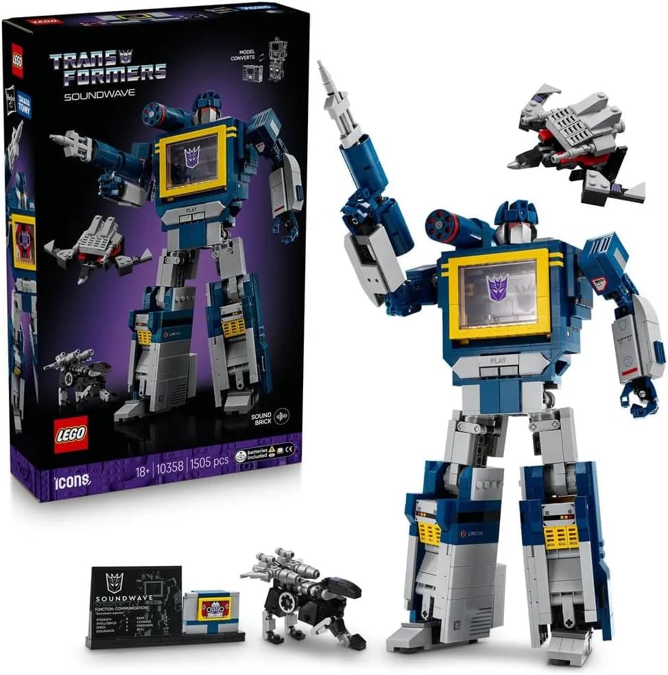 لگو آیکانز Transformers Soundwave 10358 — تصویر ۹
