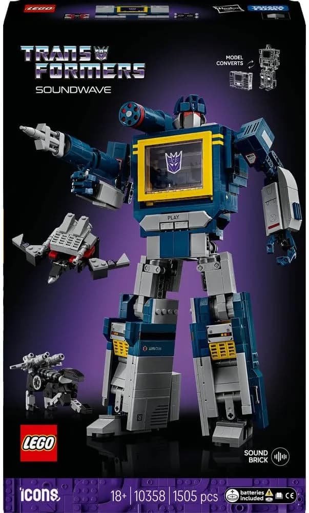 لگو آیکانز Transformers Soundwave 10358 — تصویر ۸