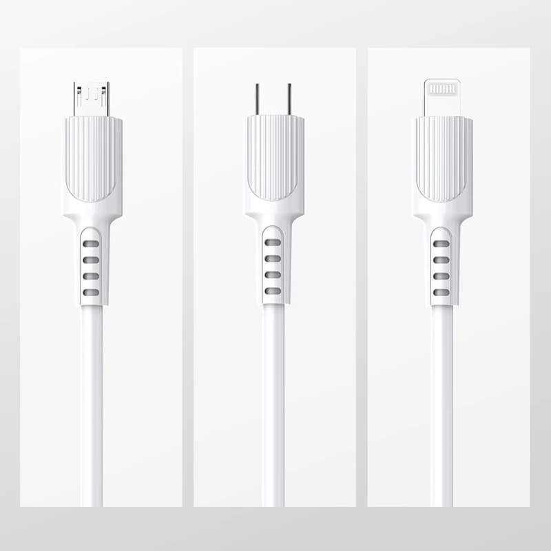 کابل تبدیل USB به لایتنینگ اس زد ایکس مدل SS216 طول یک متر کدm23404 — تصویر ۶