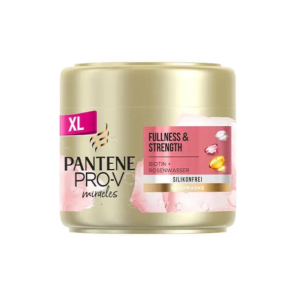 ماسک مو پنتن سری PRO-V مدل Fuerza & Cuerpo حاوی بیوتین و گلاب 300 میل — تصویر ۲