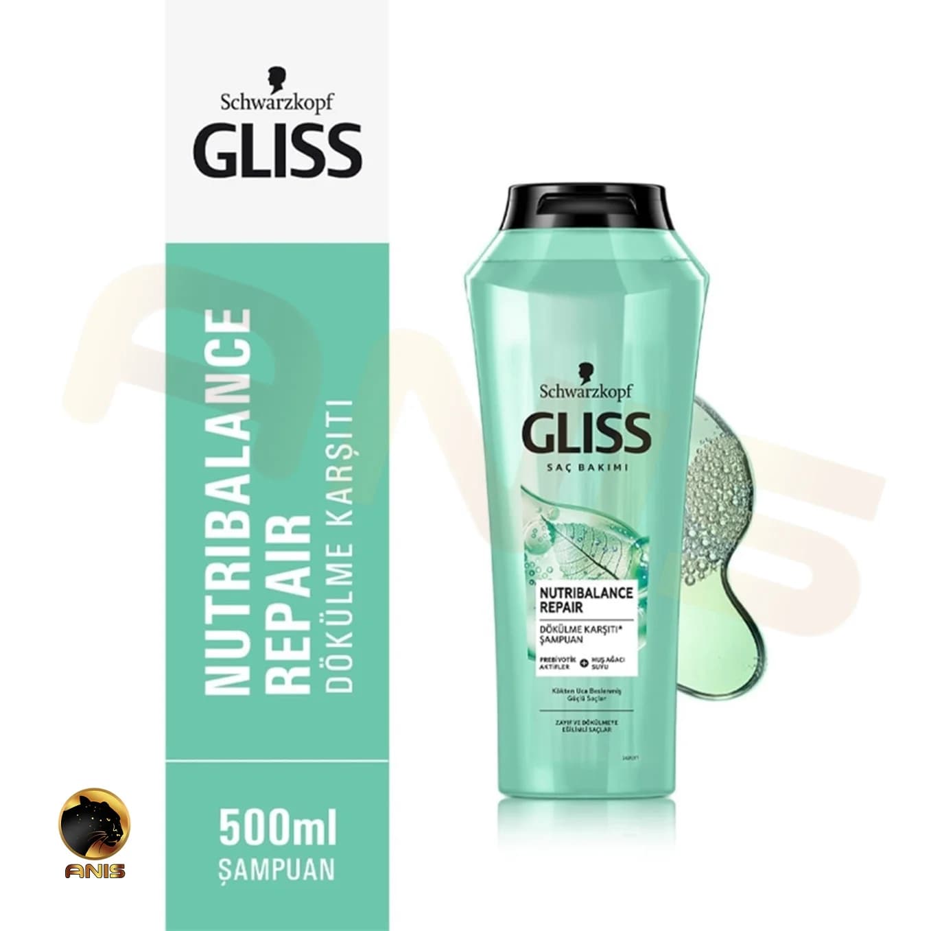 شامپو ضد ریزش مو Nutribalance Repair گلیس مخصوص موهای ضعیف 500 میل — تصویر ۶