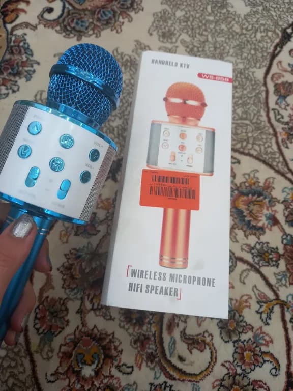 میکروفون اسپیکر مدل WS-858 کدm23375 — تصویر ۲