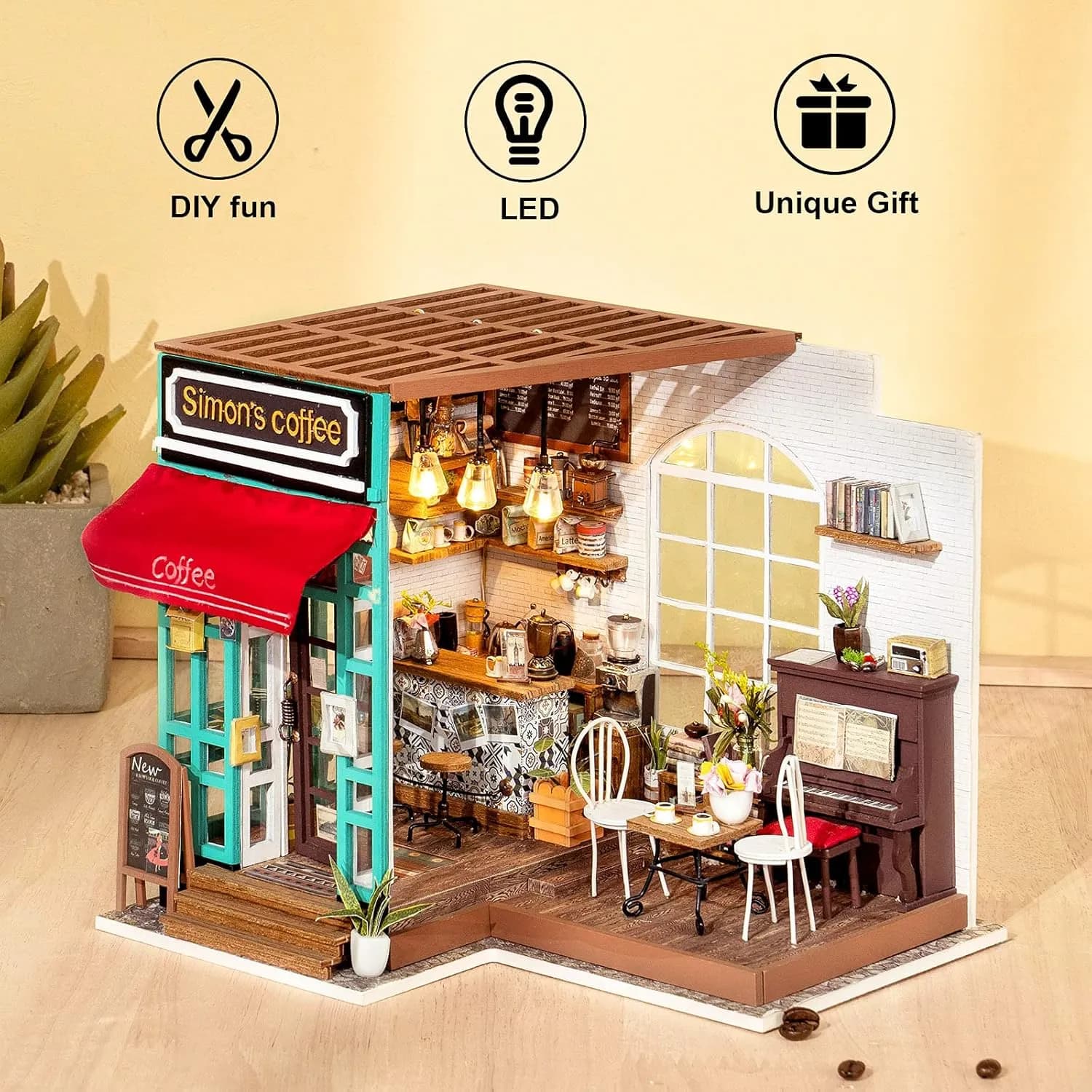 پازل ۳ بعدی Simon’s Coffee DG109 — تصویر ۱۱