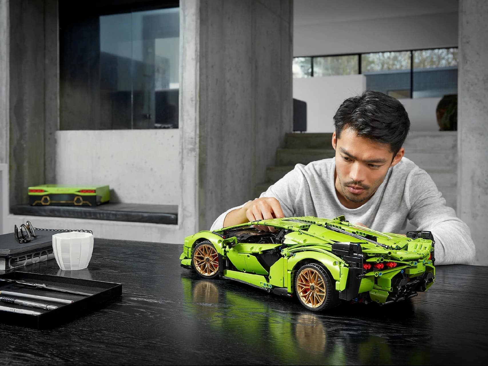 لگو تکنیک مدل Lamborghini Sián FKP 37 کد 42115 — تصویر ۸
