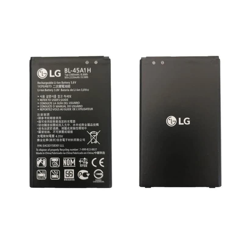 باتری موبایل مدل BL-45A1H ظرفیت 2300میلی آمپر مناسب برای گوشی موبایل ال جی K10 2016 کدm23228